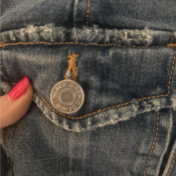 Black Orchid Jean Jacket Blue Denim Los Angeles New Without Tag Size Small - Picture 6 of 8